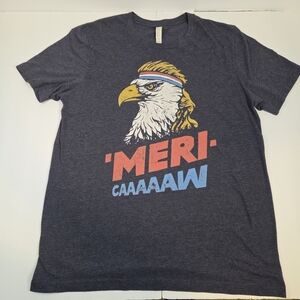 Meri-caaaaaw Eagle Mullet Tee | Unisex Large